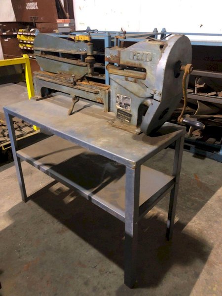 32&quot; X 20 GA. PEXTO 298-C MANUAL RING &amp; CIRCLE SHEAR. STOCK # 0415621