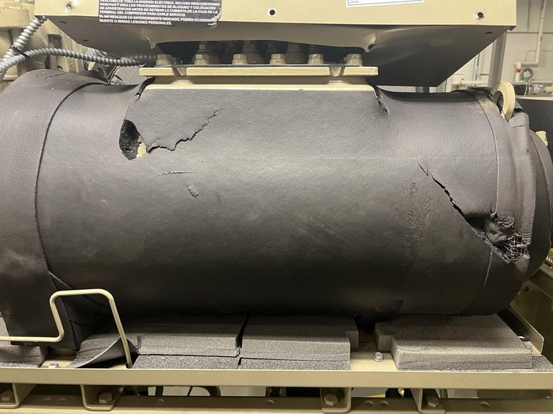 160 Ton Trane RTUD High Efficiency Rotary Indoor Chiller, 2022