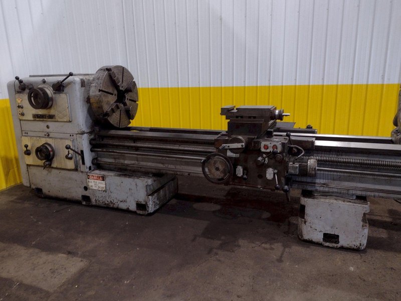 30" x 360" SUMMIT HEAVY DUTY ENGINE LATHE, 4.25" HOLE: STOCK #18761