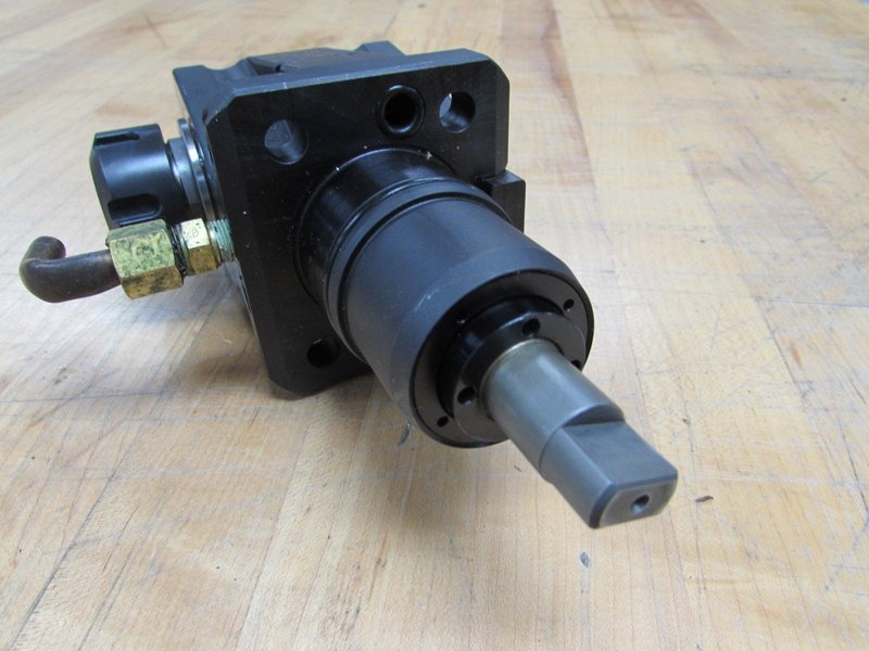 Heimatec H-030-45-099 ER25 Collet 90-Degree Live Milling Head - Like New, Dealer Demo