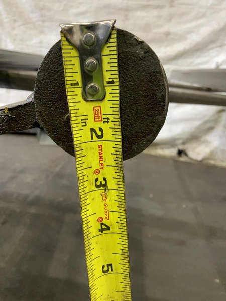 82"X 2-1/2" HIGH MALE BAR AND STEM PRESS BRAKE DIE: STOCK #80995