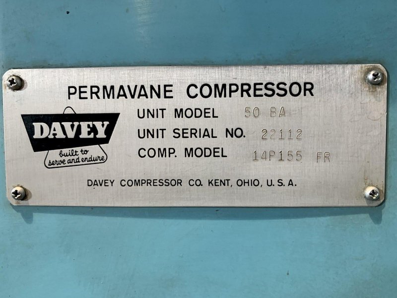 Davey 50HP Compressor