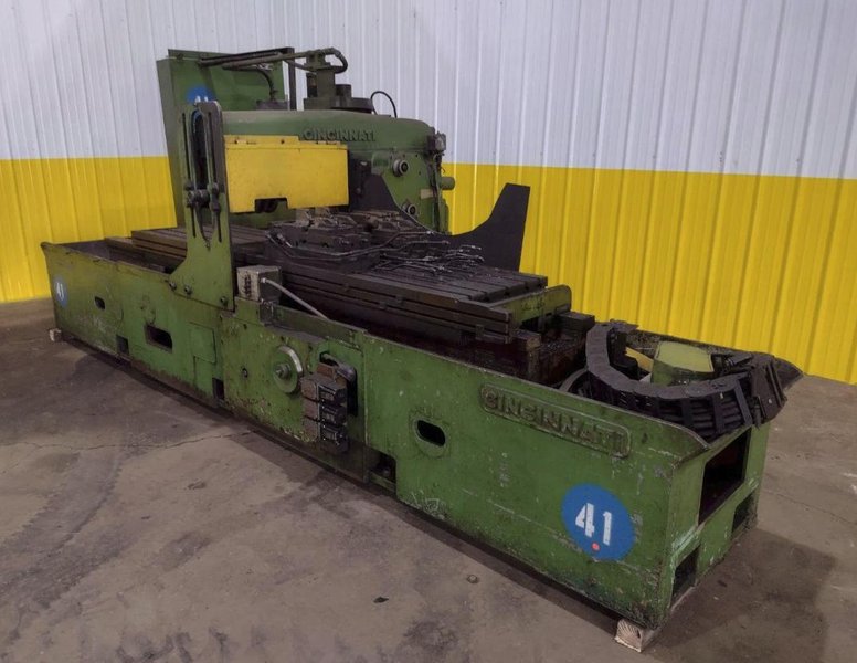 22" X 96" CINCINNATI HYPOWERMATIC HORIZONTAL SIMPLEX PRODUCTION MILL. STOCK # 0416421