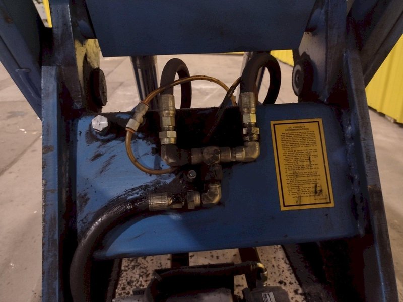 6,500 LB CAPACITY, 48&quot; X 72&quot; TABLE BISHAMON ELECTRIC/HYDRAULIC SCISSOR LIFT TABLE: STOCK #19942