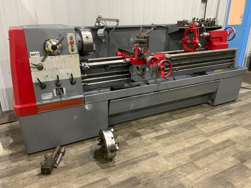 17" X 80" CLAUSING COLCHESTER ENGINE LATHE: STOCK #80022