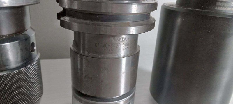 4x Cat40 Cat 40 Taper Tool Holders Jacobs ER Collet 1.25″  Weldon Flat ER20