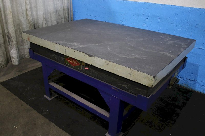 48&quot; X 72&quot; X 10&quot; RAHN GRANITE TABLE ON STAND: STOCK #76220