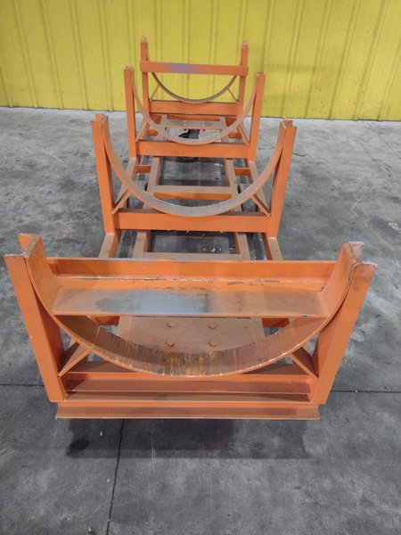 (2) 84&quot; X 28&quot; HEAVY DUTY PIPE TOW CARTS: STOCK #23689