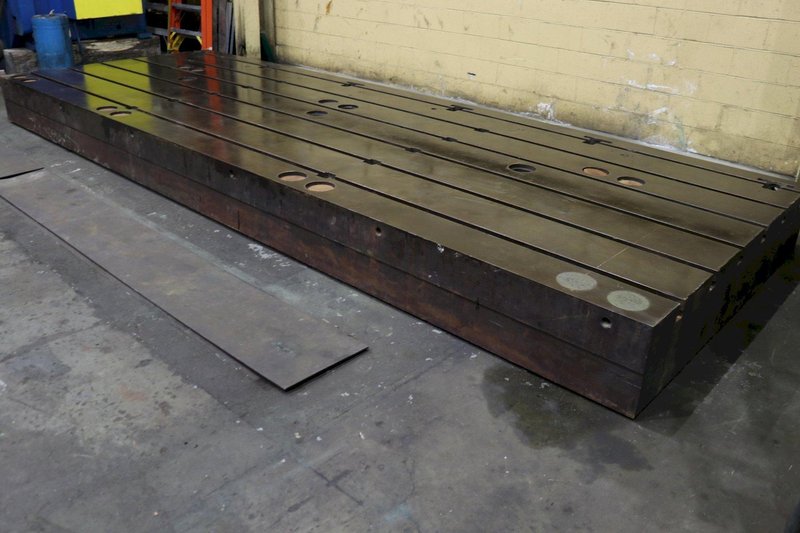 STEEL LAYOUT TABLE WITH T SLOTS: STOCK #73825