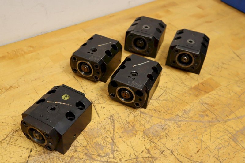 Kennametal KM-LOC Mori 35mm x 76mm Bolt On Tool Block, (5 Holders) Uses KM50 Quick Change Tool Heads- Auction Item