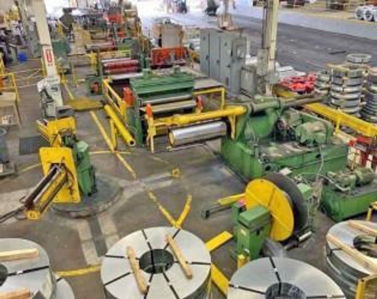 52" x 6.00" x 30,000# Paxson Slitting Line STOCK# 4245