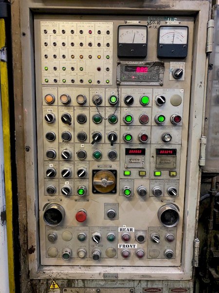 USED FUKUI 1,000 TON MECHANICAL SINGLE CRANK COLD FORGING PRESS, Stock# 11057, Year: 1991