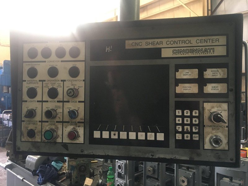 12' X 1/2" CINCINNATI HYDRAULIC POWER SHEAR: STOCK 70946