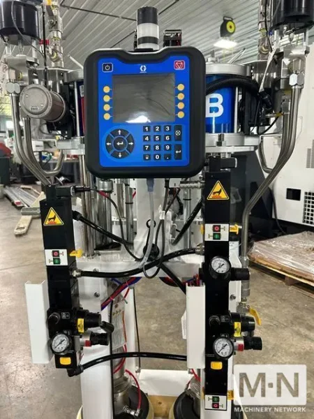 FLUID AUTOMATION GRACO MODEL F4-5  5 GALLON LSR MIXING SYSTEM MFG 2021 NEVER USED