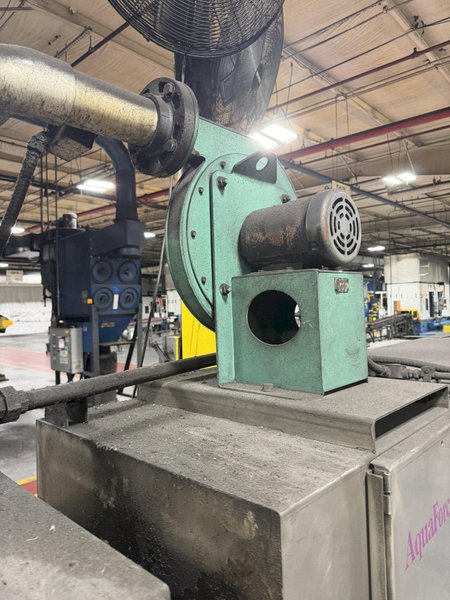 12" X 12" STOELTING MODEL #AQF-112 AQUAFORCE STAINLESS STEEL GAS FIRED CONVEYOR STYLE PARTS WASHER: YOBRO #26167