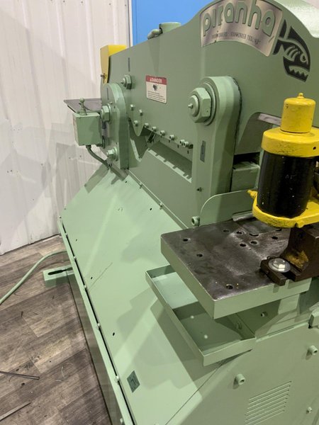 90 TON PIRANHA MODEL P-90 HYDRAULIC IRONWORKER: STOCK #80718