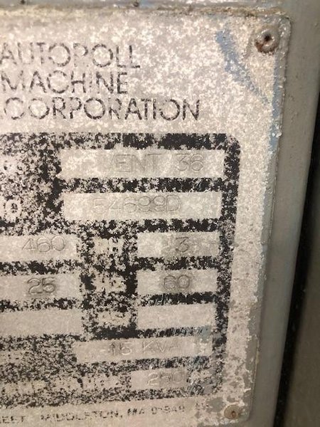 AUTOROLL VENTRON DRYER  STOCK #2923