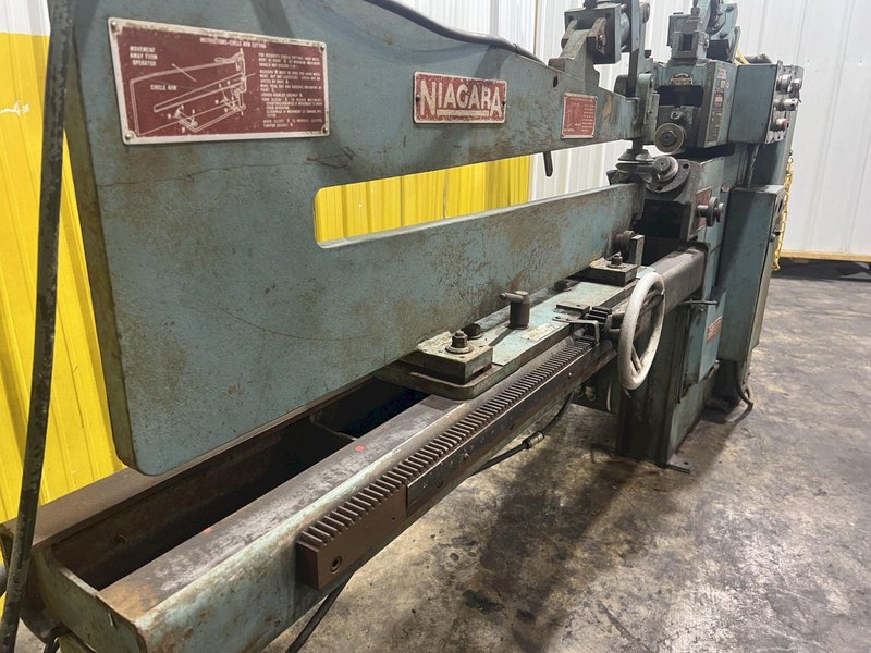 60&quot; X 10 GAUGE NIAGARA MODEL #31-ARC MECHANICAL CIRCLE SHEAR : STOCK #19317