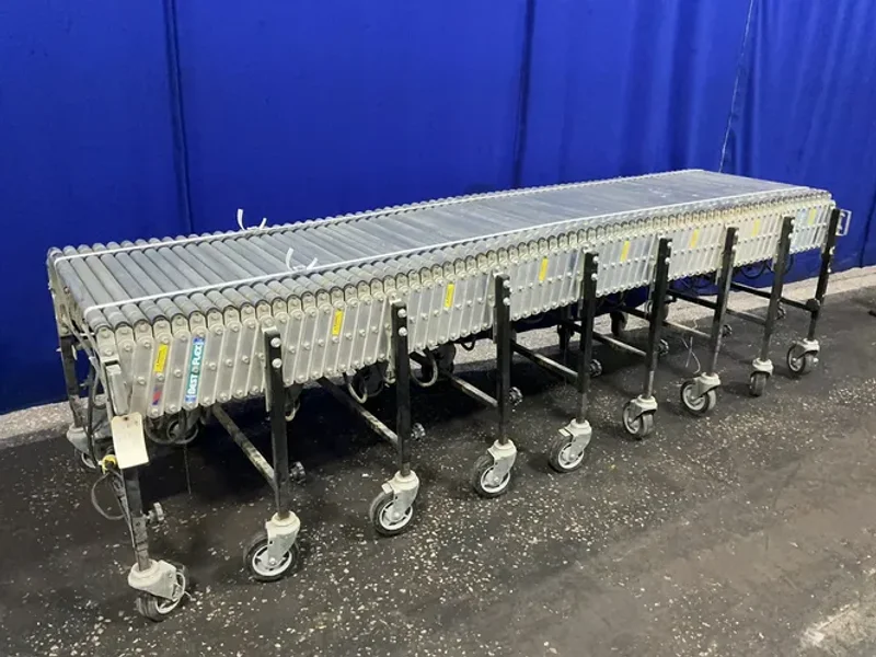 Best Flex 28” X 30’ Powered Accordion Conveyor - 1.5 Power
