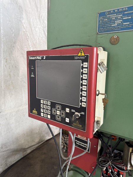 110 TON BLISS C-110 OBI PRESS. STOCK # 0789624.