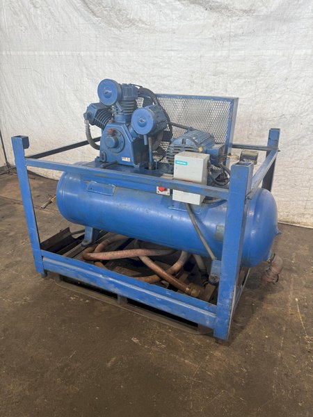 10 HP U.S. ELECTRIC PISTON TYPE AIR COMPRESSOR. STOCK # 0993525