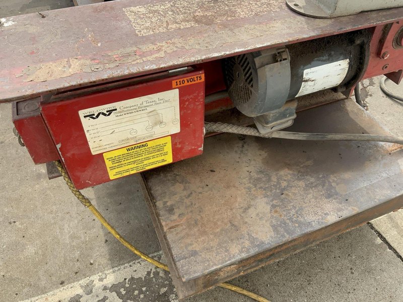 5 TON WELDWIRE TANKS  WWRI-5 TURNING ROLL SET: STOCK #81017