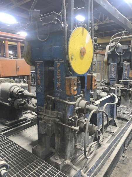 4 STAND FENN / WATERBURY FARRELL FLAT WIRE ROLLING MILL LINE: STOCK #13899