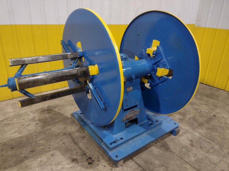 2,500 LB X 24&quot; LITTELL MODEL #25-12 DOUBLE END PULL OFF COIL REEL UNCOILER: STOCK #22533