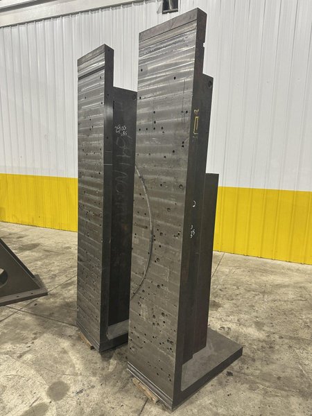 20&quot; W X 36&quot; X 100&quot; HIGH PAIR OF 2 STEEL ANGLE PLATES: STOCK #22222