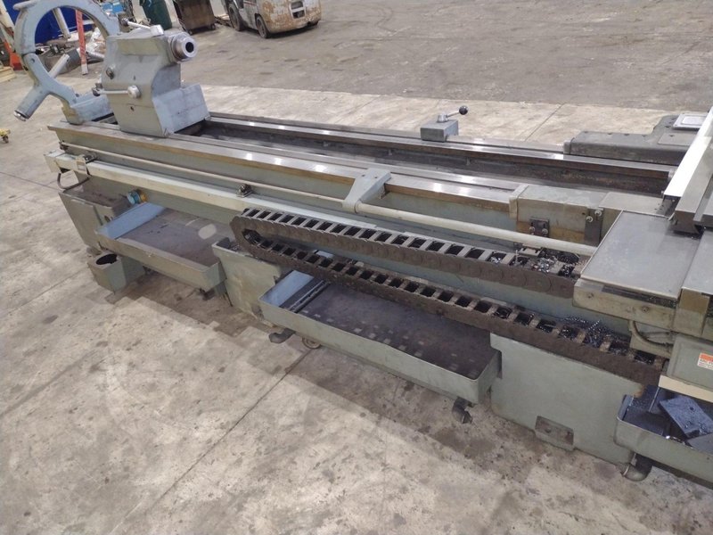32" X 168" SUMMIT GAP BED ENGINE LATHE. STOCK # 0661425