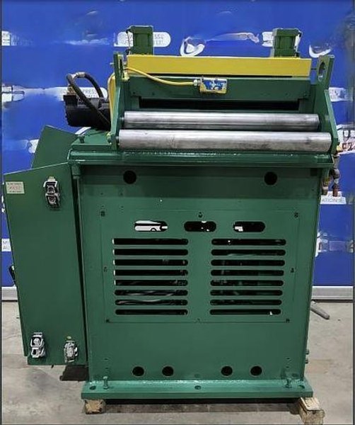 5,000 lbs x 26" W x .090" Minster Coil Servo Feed Line, DBL End Reel, Straightener, Servo Feeder
