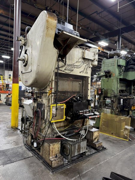 100 TON MINSTER P2-100-48 PIECE MAKER STRAIGHT SIDE HIGH SPEED PRESS. STOCK # 0883425