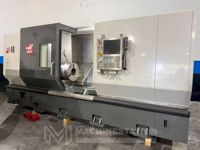 Haas ST-40 CNC Turning Center -18.5″ Chuck, 7.5″ Big Bore Lathe