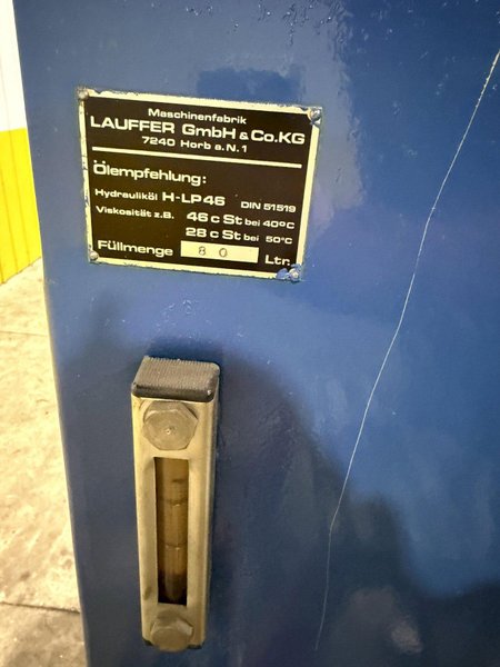 16 TON LAUFFER MODEL #RPL16 HYDRAULIC PRESS: YOBRO #24687