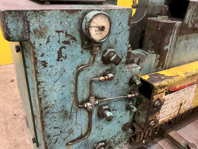 10' X 1/4" WYSONG MODEL #1025-F MECHANICAL POWER SQUARING SHEAR: YOBRO #25202