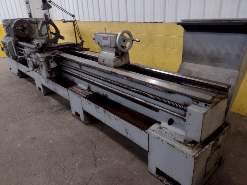 22" X 157" TARNOW MODEL TUJ 50M GAP BED ENGINE LATHE, 3.5" HOLE: STOCK 17547
