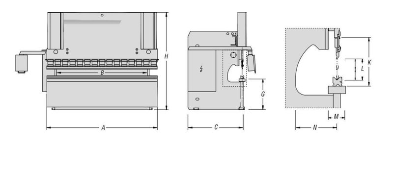 NEW 176 TON x 162" OTINUS PRO MODEL PBO-4116-PRO HYDRAULIC PRESS BRAKE
