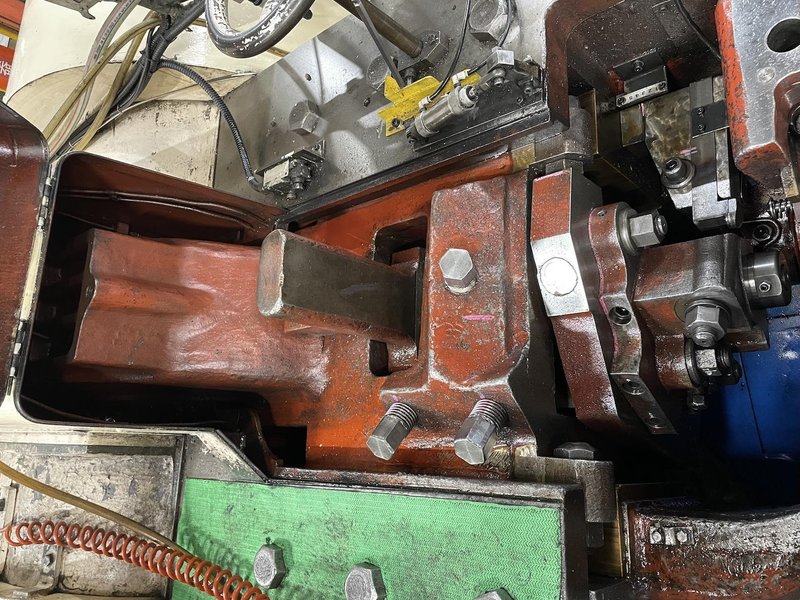 National Model 750 High Speed Double Stroke Roller Header