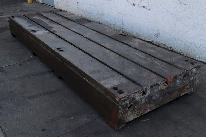 144&#039; X 48&#039; WIDE X 12-1/2&#039; THICK T SLOTTED FLOOR PLATE; STOCK #73253