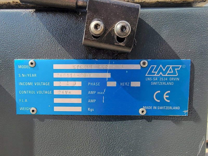 LNS Sprint 552 Magazine Bar Feeder Yr.2008 2&quot; Dia. 12&#039; Length