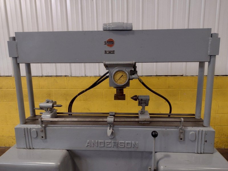 12 TON ANDERSON MODEL #HP0167 HYDRAULIC STRAIGHTENING PRESS: STOCK 17379