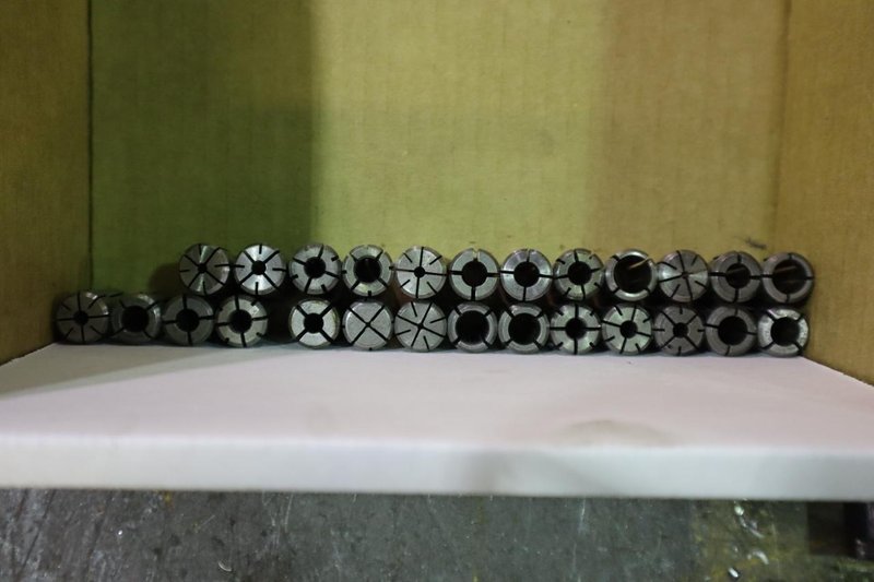 DA-20 Collet Holders with DA-20 Collets, 3/4" Diameter Shank- Auction Item