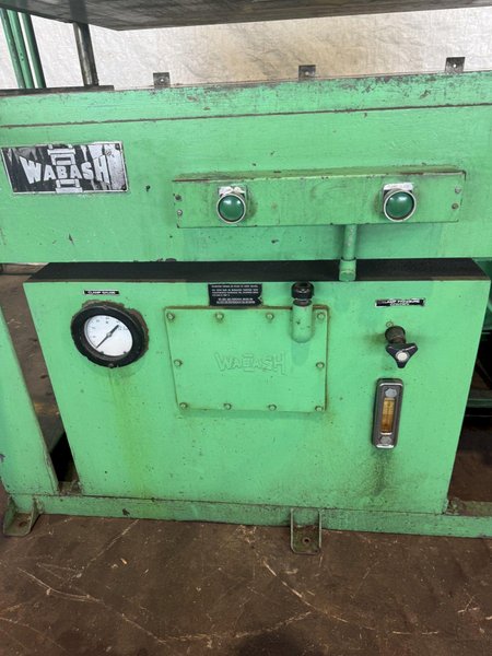 100 TON WABASH 4 POST HYDRAULIC PRESS. STOCK # 0777525