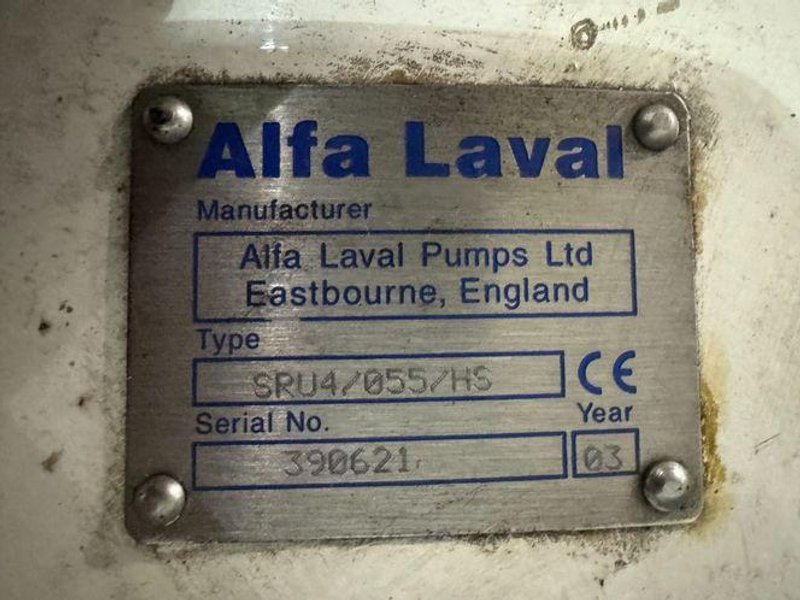 ALFA LAVAL ROTARY LOBE PUMP