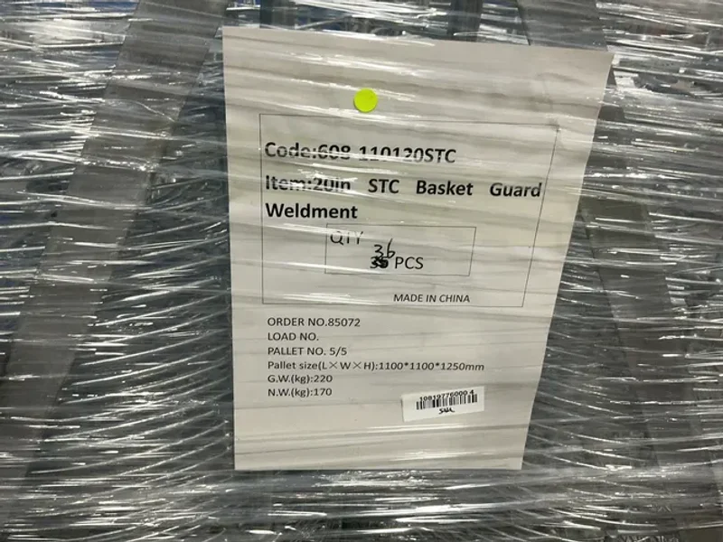 WELDMENT 20” DIAMETER FAN GUARDS
