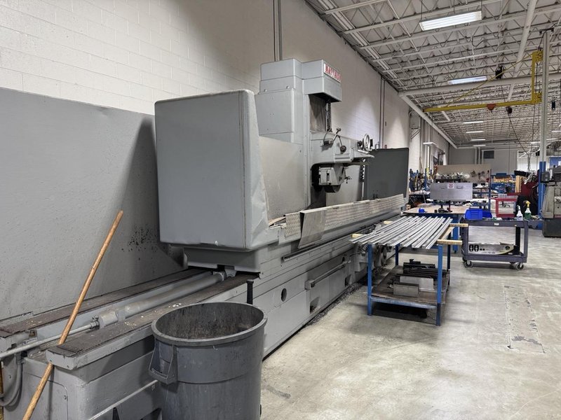 24″ x 36″ x 168″ Mattison PRSNV-50 Horizontal Surface Grinder, 1969 – 6″ x 20″ Grind Wheel