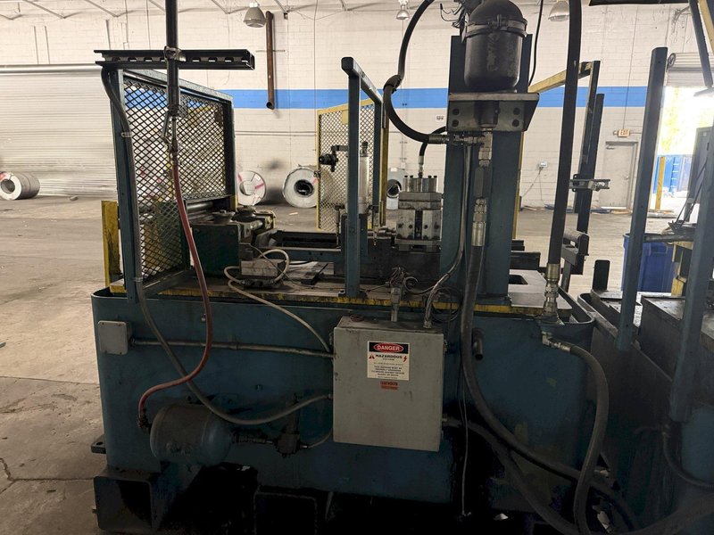 12 STAND X 2" ARBOR X 12" ROLLSPACE BRADBURY STUD MILL/ROLLFORMING LINE. STOCK # 0759026