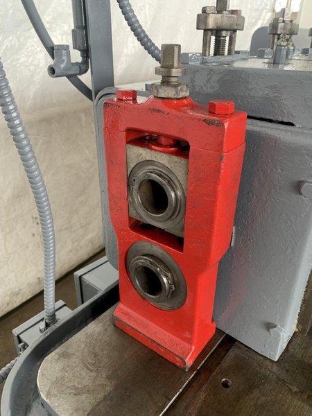 10 STAND X 1-1/2" X 8" TISHKEN MODEL 10LE 1-1/2 ROLLFORMER. STOCK # 0789324