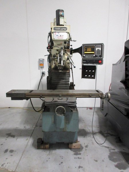 Trak DPM Bed Mill with A.G.E 3 Control Unit, 2 Axis CNC with Power Quill and Z axis Scale- Auction Item
