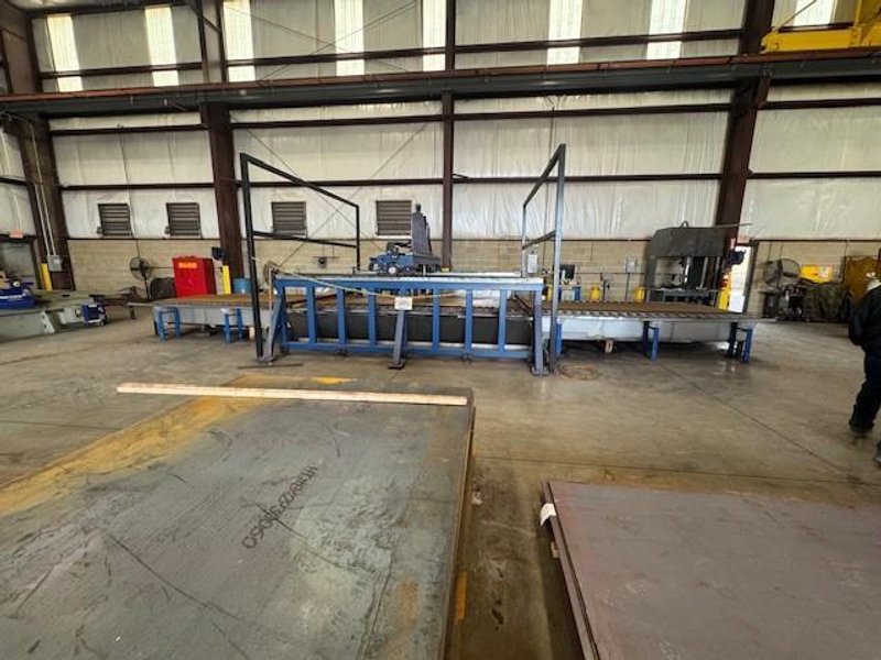 Multi-Axis Ultrasonic Testing (UT) Immersion System for Inspection of Plate, including auto plate sizing